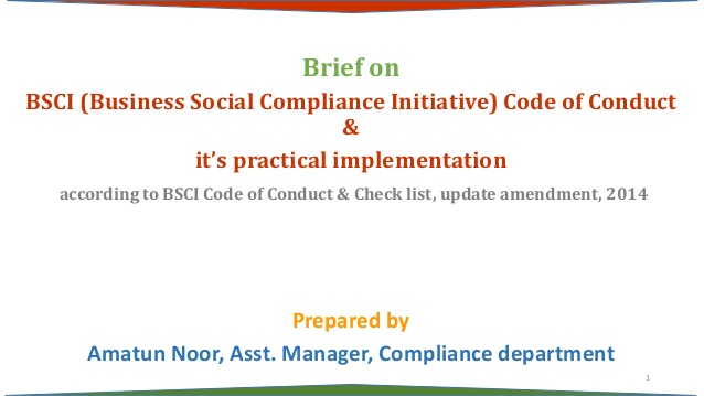 social compliance code